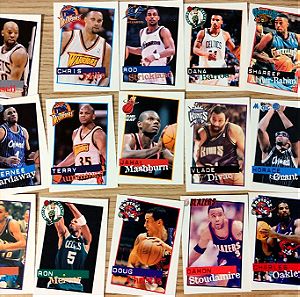45 x Αυτοκόλλητα Χαρτάκια Panini NBA 1998/99 Πακέτο