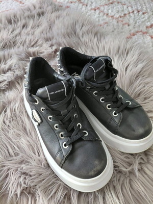 Karl Lagerfeld sneakers used, black and white, size 37