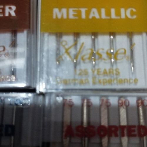 Sewing Machine Needles new, leather, metallic, jeans, stretch, German