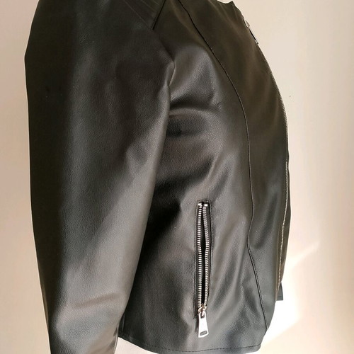 Women's biker jacket used, size Small, black