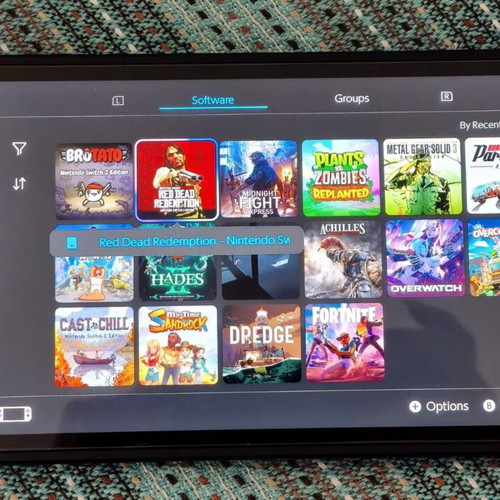 Nintendo Switch 2 console with digital games and second controller