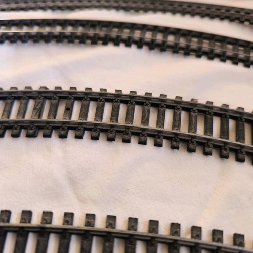 Roco model railway track sections like new, 7 pieces