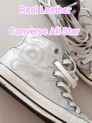 Converse Real Leather Chuck Taylor All Star Metallic Silver Boots
