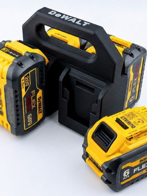 Dewalt 3D Printed Battery Holder for 4 Slots, new