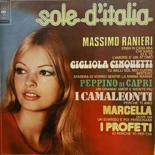 Italian hits used, 8 vinyl record collections