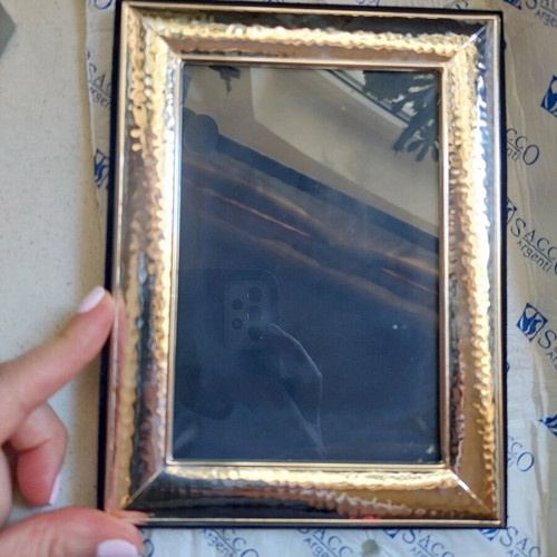 Silver photo frames new, set of 2 pieces