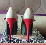Bordello collectible pumps size 40, army theme costume