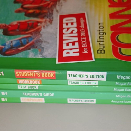 Revised Burlington Connect B1 Teacher's Books pack of 5 like new