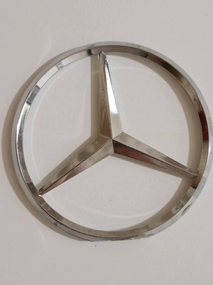Mercedes emblem used, metal chrome-plated