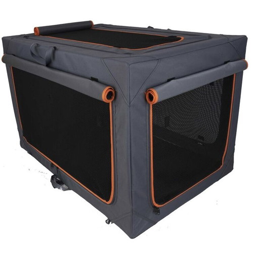 Foldable dog crate XL like new, nylon