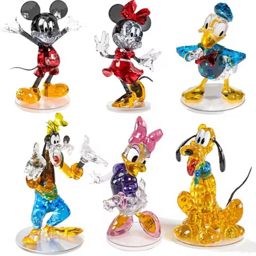 Disney Crystal figures set of 6, new
