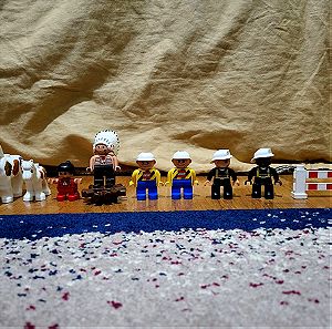 Πτώση τιμής! Lego Duplo 2 ζωάκια, 6 φιγούρες και 3 αξεσουάρ (αντικείμενα) σε ΕΞΑΙΡΕΤΙΚΗ κατάσταση