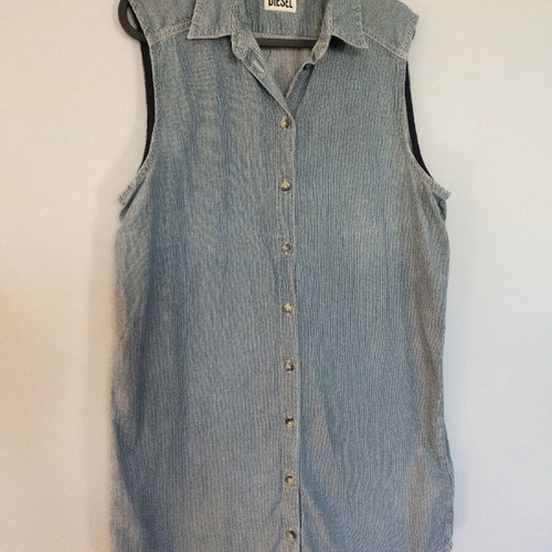 Diesel dress like new, size M, soft jean fabric