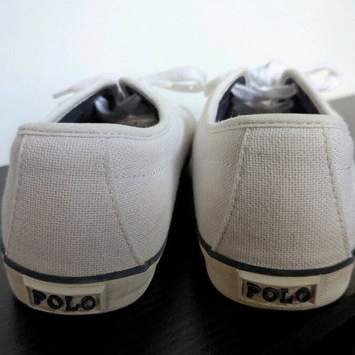 Ralph Lauren Hanford men's white sneakers like new