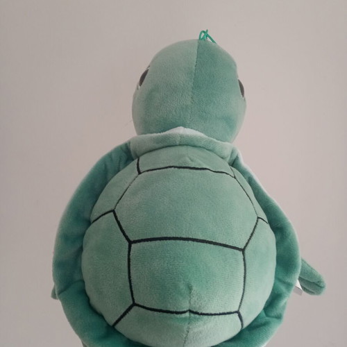 Plush turtle with hanging loop