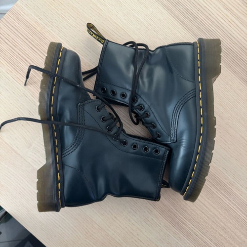 Dr. Martens blue ankle boots like new, size 37