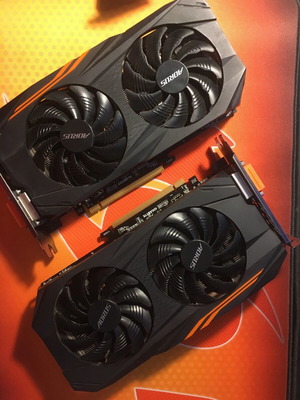 Gigabyte AORUS RX570 4GB видеокарта като нова