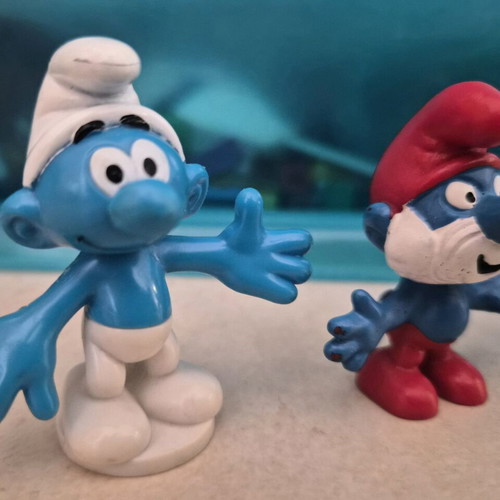 Peyo Smurfs figures used, set of 3