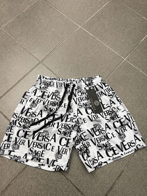 Versace ανδρικό μαγιό λευκό με all-over logo print καινούριο, μέγεθος 2XL