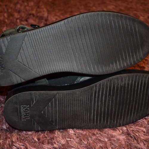 Karl Lagerfeld Eclipse HI Mix men's casual shoes new, black, size 43