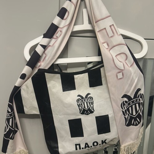 PAOK scarf and bag like new