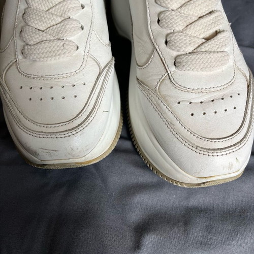 Hogan Maxi Active women's shoes used, size 38, white with silver