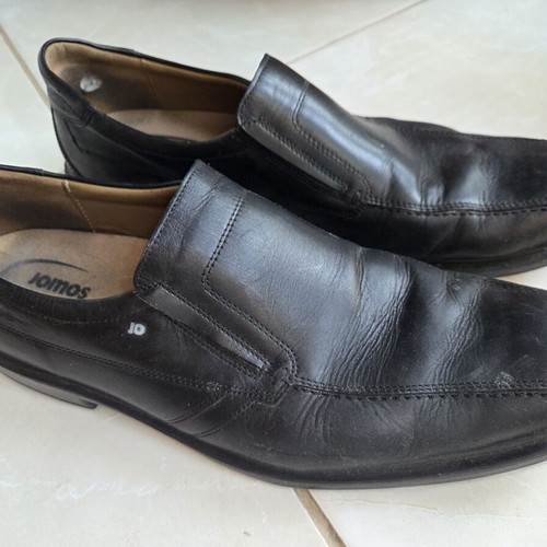 Jomos men's casual shoes size 47 used, black, anatomical insole