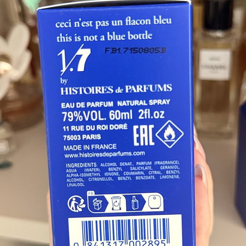 This Is Not A Blue Bottle 1.7 Histoires de Parfums Eau de Parfum new