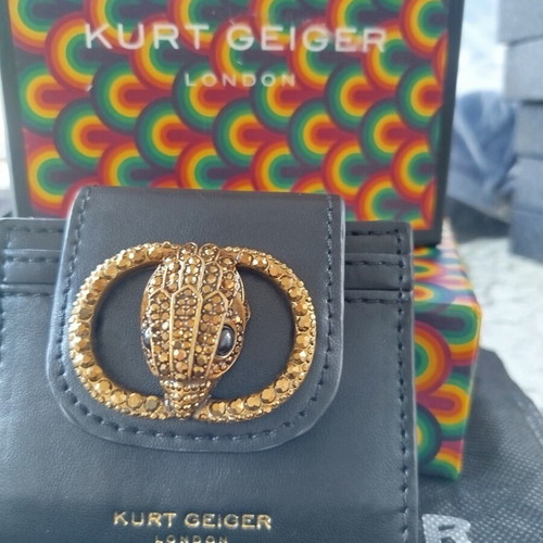 Kurt Geiger Chelsea Fold Wallet new, black
