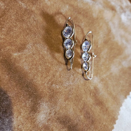 Gold earrings 585 14K vintage like new