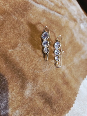 Gold earrings 585 14K vintage like new
