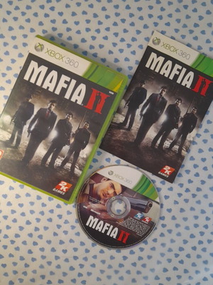 Mafia II Xbox 360 game with disc, case and manual