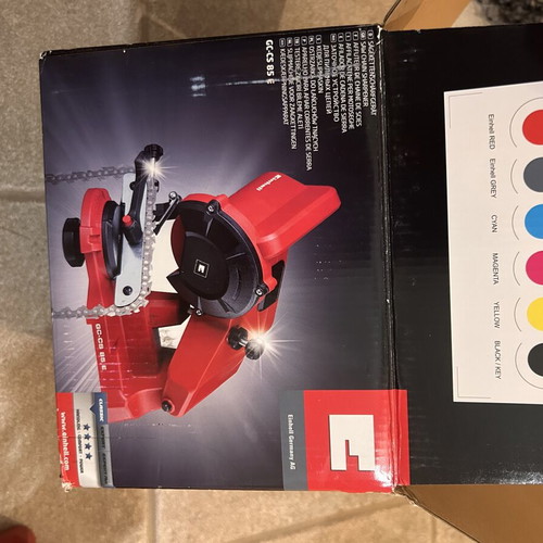 Einhell GC CS 85 E Chainsaw Sharpening Device like new
