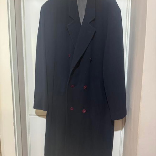 Cashmere coat Artisti Italiani like new, blueblack, XL