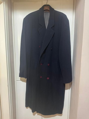 Cashmere coat Artisti Italiani like new, blueblack, XL