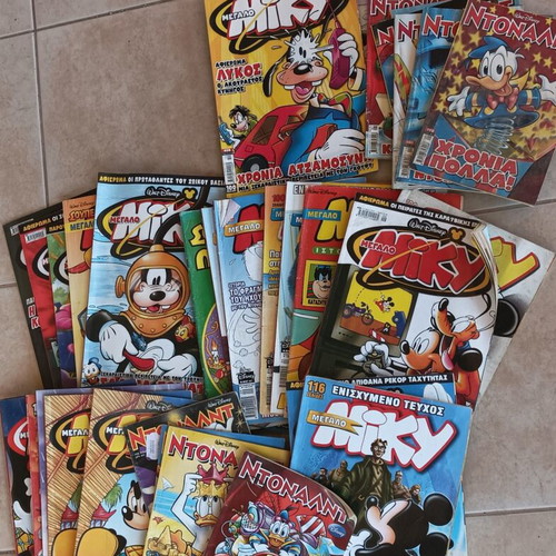 Mickey Mouse and Donald comics, pack of 35 pieces