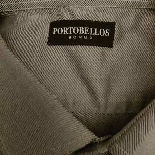 Portobello shirt XL used, 100% cotton, grey-black