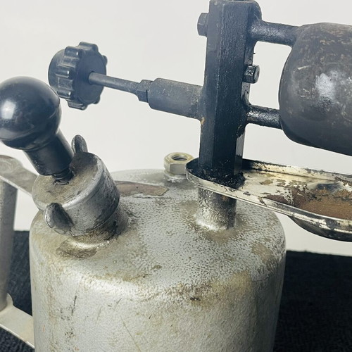 Vintage Industrial Blowtorch Soviet-Style collectible, used
