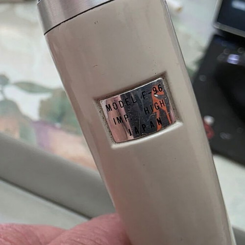 Sony F-96 Dynamic Microphone used with original box