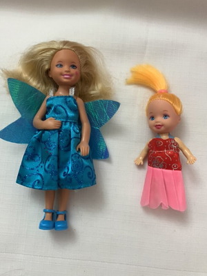 Barbie Chelsea and No Name Dolls like new