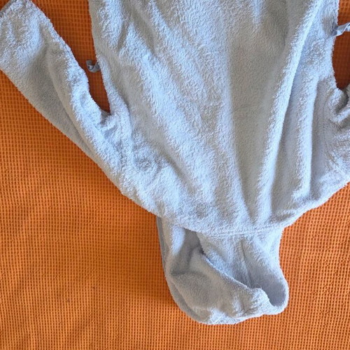 Bathrobe for boy 4 years old used, blue, Nef-Nef