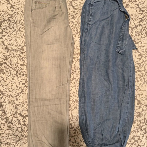 Girls' jeans used, sizes 8-9 years, Name It, thin fabric, lined