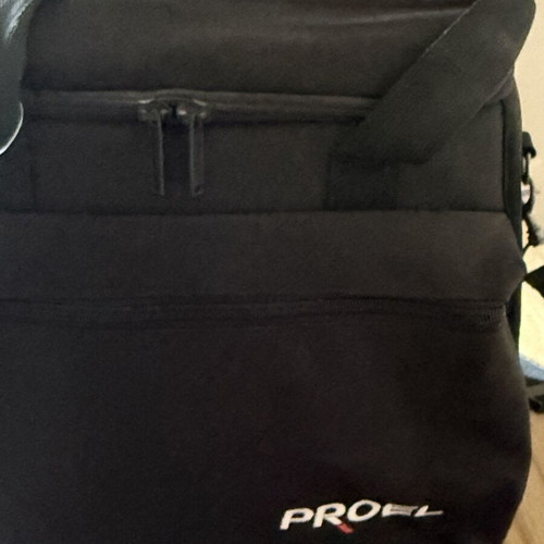 Proel DJ Record Bag like new for vinyl and CD storage