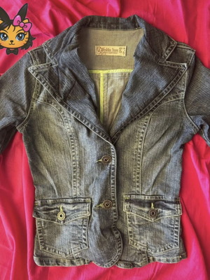 Bershka jean jacket μεταχειρισμένο, μπλε, μέγεθος S