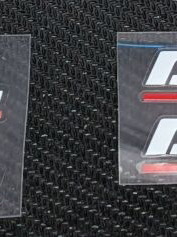 Diesel Power sticker set of 4 white and red, new