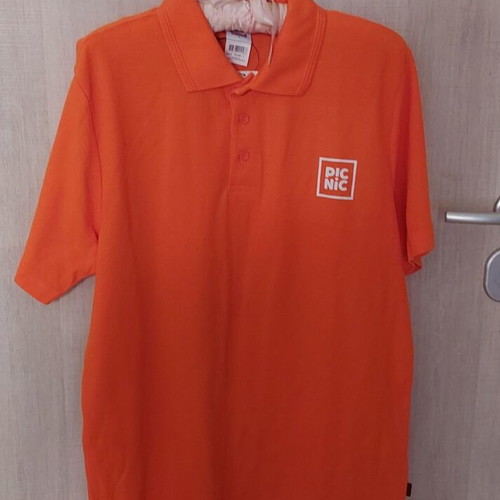 Tricorp Unisex Polo Shirt Size L New, Orange