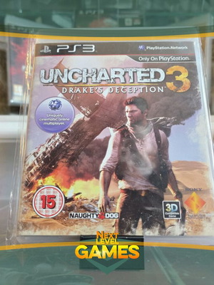 Uncharted 3 Drake's Deception PS3 game like new