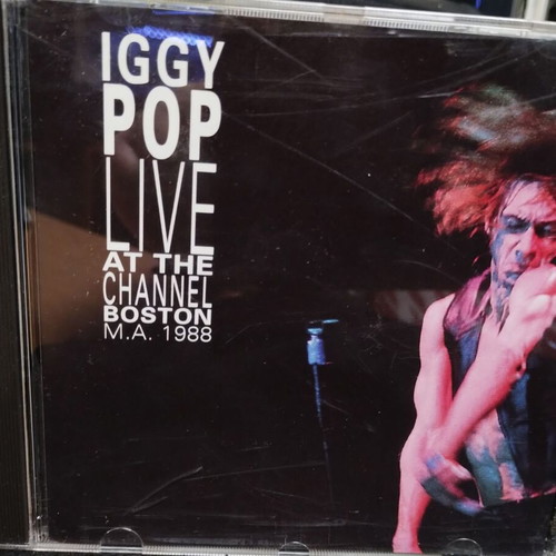 Iggy Pop Live At The Channel Boston M.A. 1988 CD like new, rock