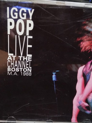 Iggy Pop Live At The Channel Boston M.A. 1988 CD like new, rock
