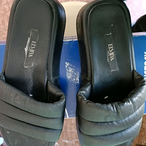 Elmira slippers used, black, size 39